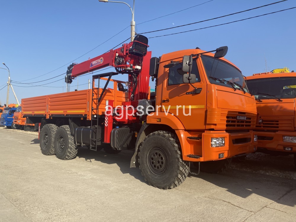 Автомобиль бортовой 438240 на шасси Камаз 43118-23027-50 с КМУ HORYONG HRS216
