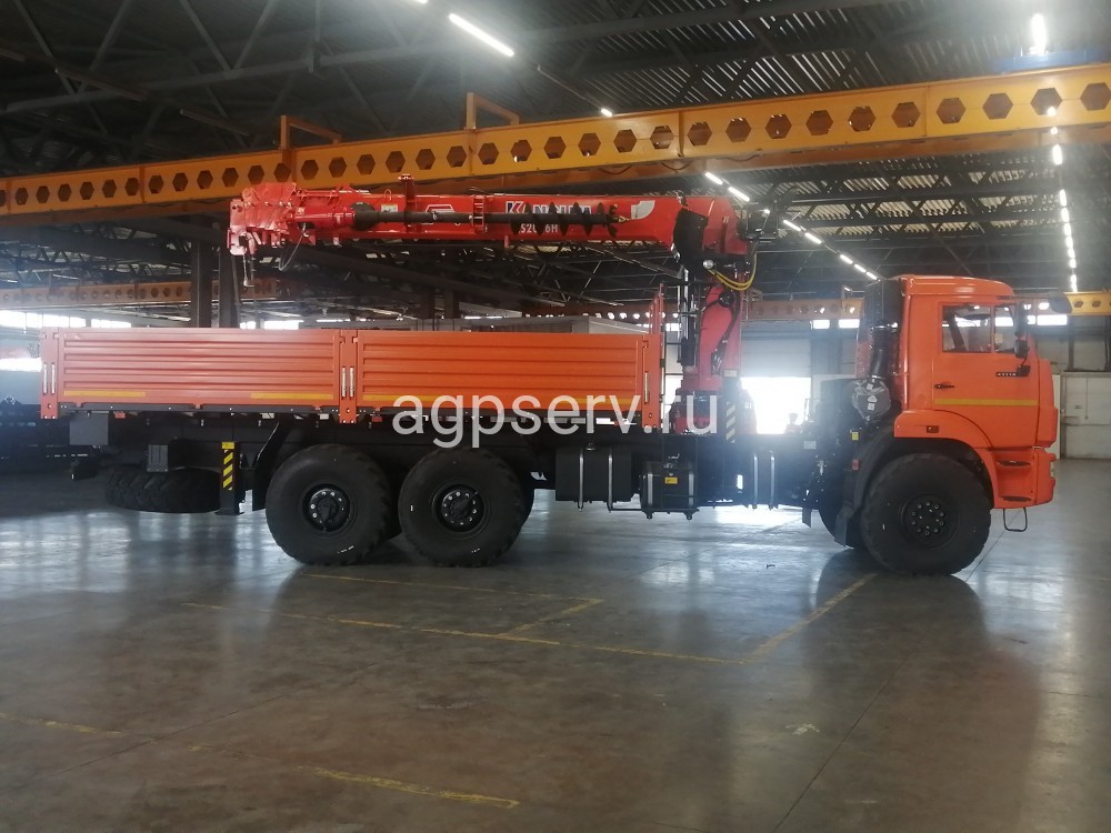 Автомобиль бортовой 438240-02 на шасси КАМАЗ 43118-73094-50 с КМУ KANGLIM KS2056H