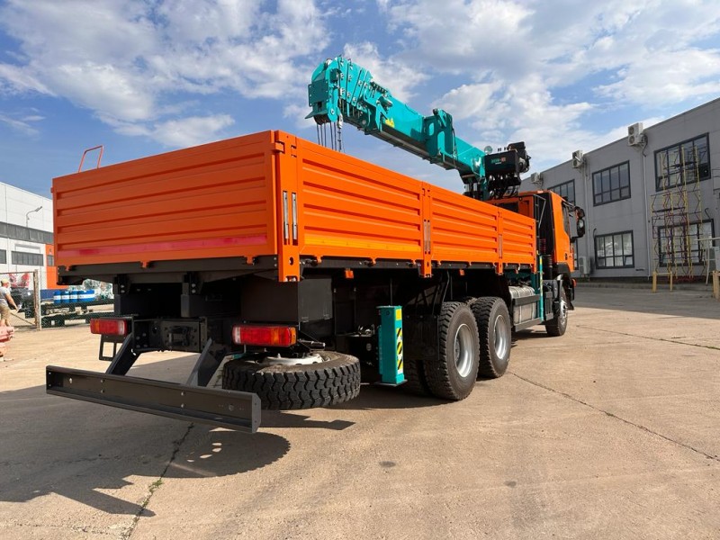 Автомобиль бортовой 4382Н0 на шасси HONGYAN CQ3346HV39D  с КМУ HKTC8026