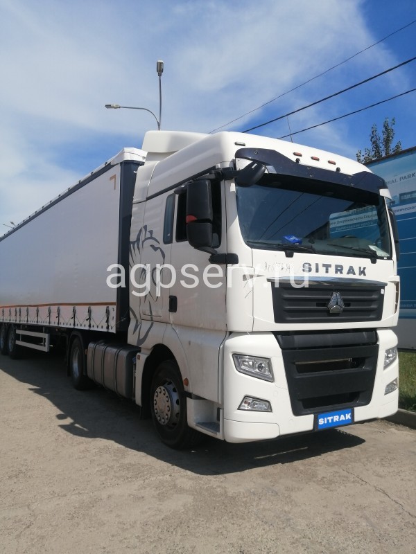 Автомобиль-тягач SITRAK C7H 4х2 + Полуприцеп шторный UAT SCFG 9226.01