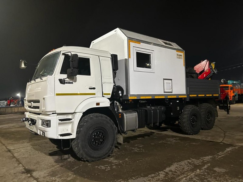 Автомобиль специальный, мастерская передвижная с КМУ «ИНМАН ИМ-150»(АРОК) 43824М-02 на шасси КАМАЗ 43118-73092-50